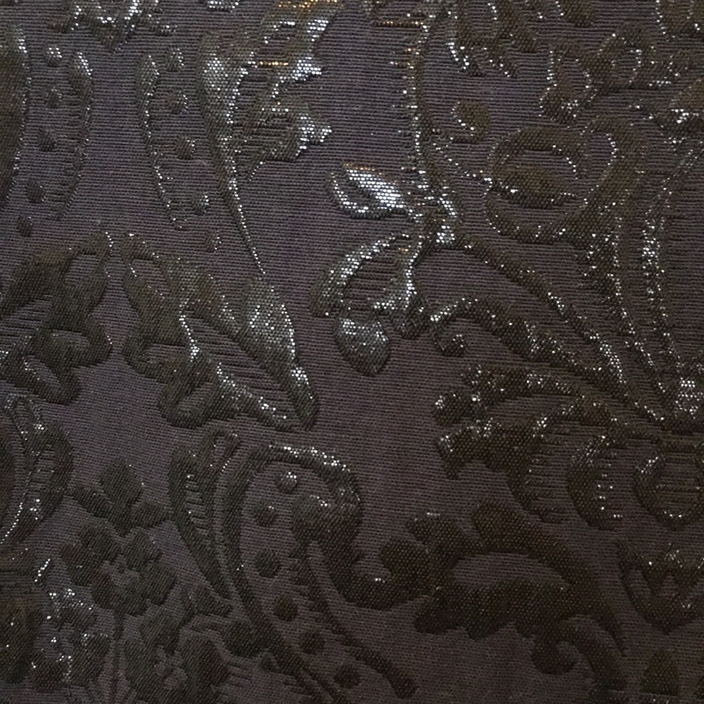 Simply Vera patterned black and navy top - Picture 3 of 5